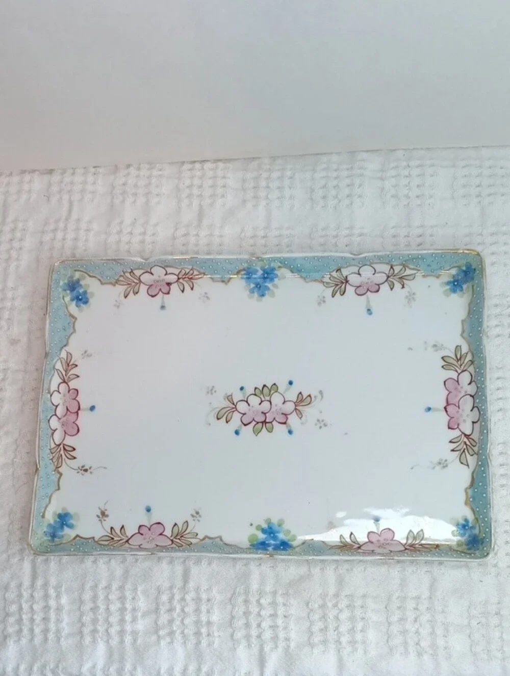 Vintage Nippon Porcelain Dresser Tray